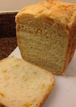 HB☆節約☆コスパ良い☆コーンごま食パン-レシピのメイン写真