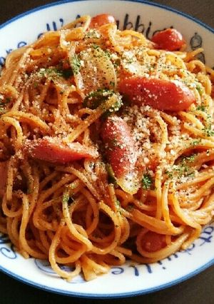 我が家のナポリタン-レシピのメイン写真