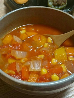 トマト缶で簡単♪ミネストローネ☆-レシピのメイン写真