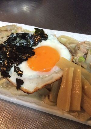 ごぼう平打麺煮込み-レシピのメイン写真