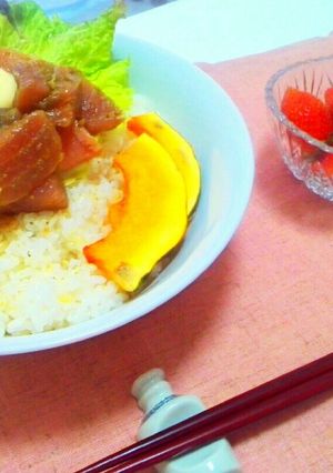 揉み込むだけのジェノベーゼのマグロ漬け丼-レシピのメイン写真