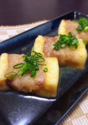 肉巻き高野豆腐の揚げ出し-レシピのメイン写真