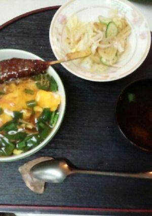 血管プラークダイエット769（つくね丼）-レシピのメイン写真