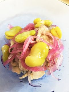 豚肉とそら豆の柚子胡椒マリネ-レシピのメイン写真