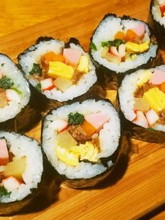 韓国ごはん✱キンパ(韓国のり巻き)-レシピのメイン写真