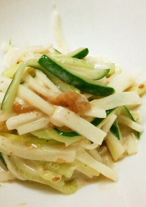 南高梅入りこくうまドレッシングサラダ-レシピのメイン写真