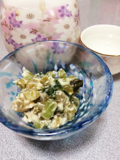 簡単 葉ワサビで作るワサビ漬け-レシピのメイン写真