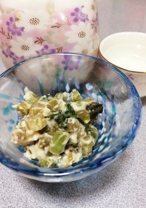 簡単 葉ワサビで作るワサビ漬け-レシピのメイン写真