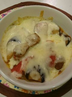 なすとトマトのミートボールグラタン-レシピのメイン写真