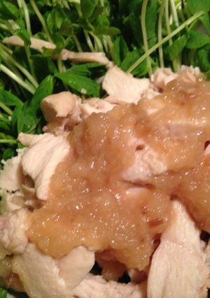玉ねぎとドレッシング漬けのムネ肉のボイル-レシピのメイン写真