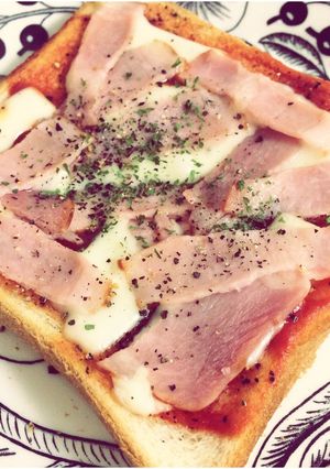 ✿かんたん朝食ピザトースト✿-レシピのメイン写真