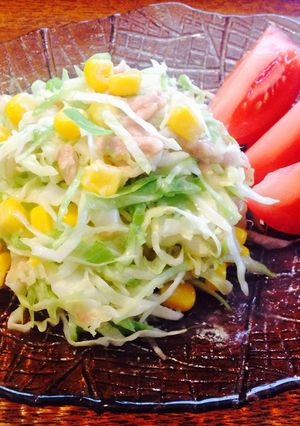 ツナとキャベツの簡単☆コールスローサラダ-レシピのメイン写真