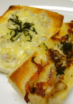 ＊小魚とチーズのトースト2種＊-レシピのメイン写真