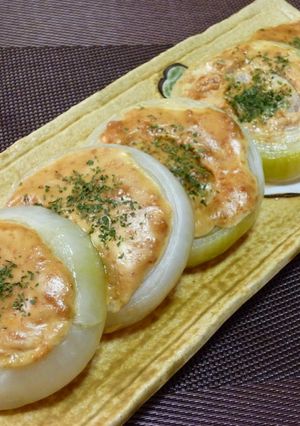 タマネギとマヨ味噌焼き-レシピのメイン写真