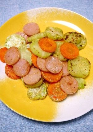 節約！ブロッコリーの茎のマヨガラ炒め-レシピのメイン写真