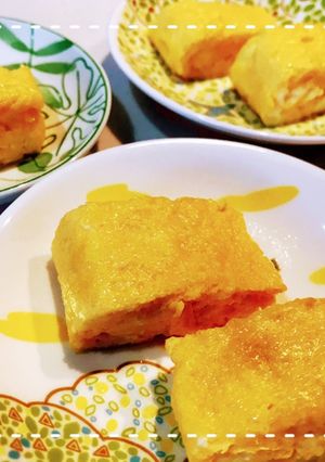 スライスチーズで簡単！チーズたまご焼き-レシピのメイン写真