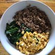 簡単三食丼