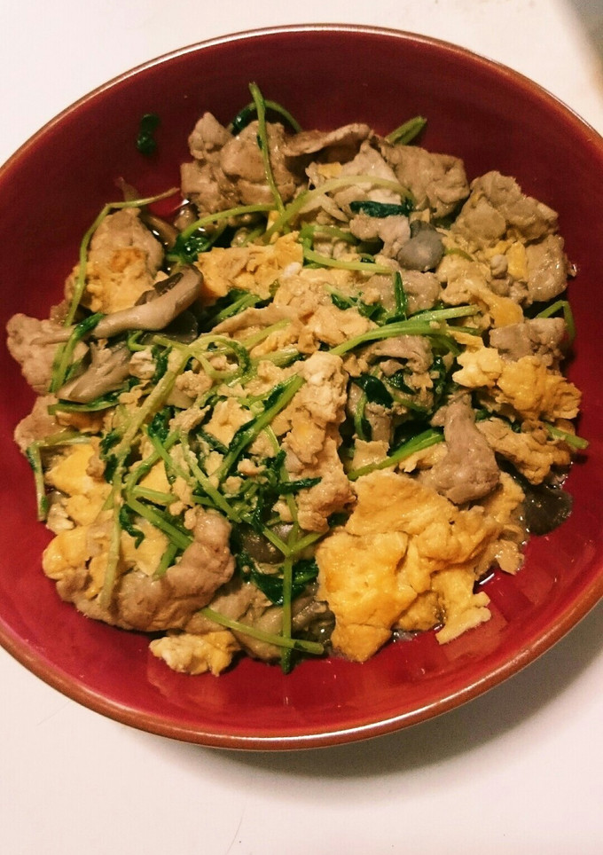 豆苗←炒めてみました-レシピのメイン写真
