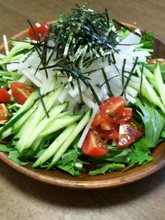 大根と水菜のサラダ★*☆♪-レシピのメイン写真