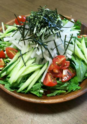 大根と水菜のサラダ★*☆♪-レシピのメイン写真