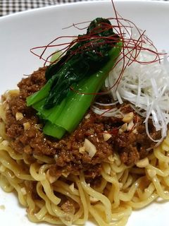ほっぺ流~辛さ自在の汁なし担々麺~-レシピのメイン写真