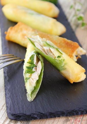 サラダチキンで簡単おつまみ春巻き-レシピのメイン写真