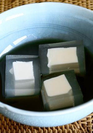 【江戸の味】こおり豆腐 (黒蜜かけ)-レシピのメイン写真