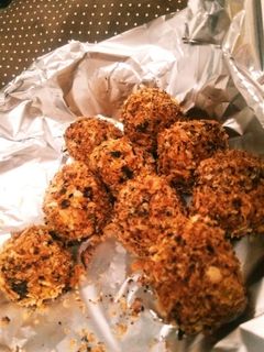 かぼちゃ煮リメイク☆揚げないコロッケ-レシピのメイン写真