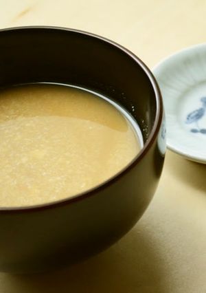 【江戸の味】すり流し豆腐 (お味噌汁)-レシピのメイン写真