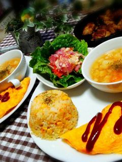 ひき肉と玉ねぎのオムレツ-レシピのメイン写真