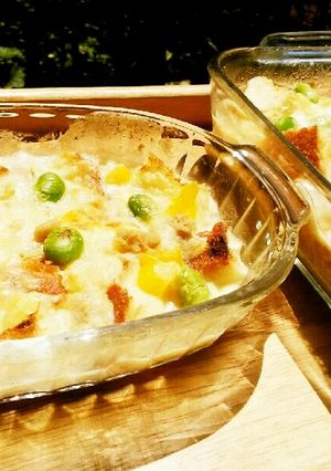 犬ご飯　豆乳 de パングラタン-レシピのメイン写真