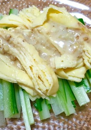 きゅうりと卵のバンバンジー風サラダ-レシピのメイン写真