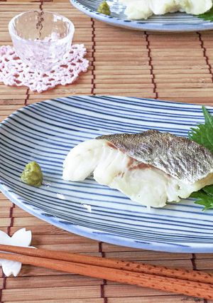 簡単おつまみ*タラ(タイ)の塩わさび焼き-レシピのメイン写真