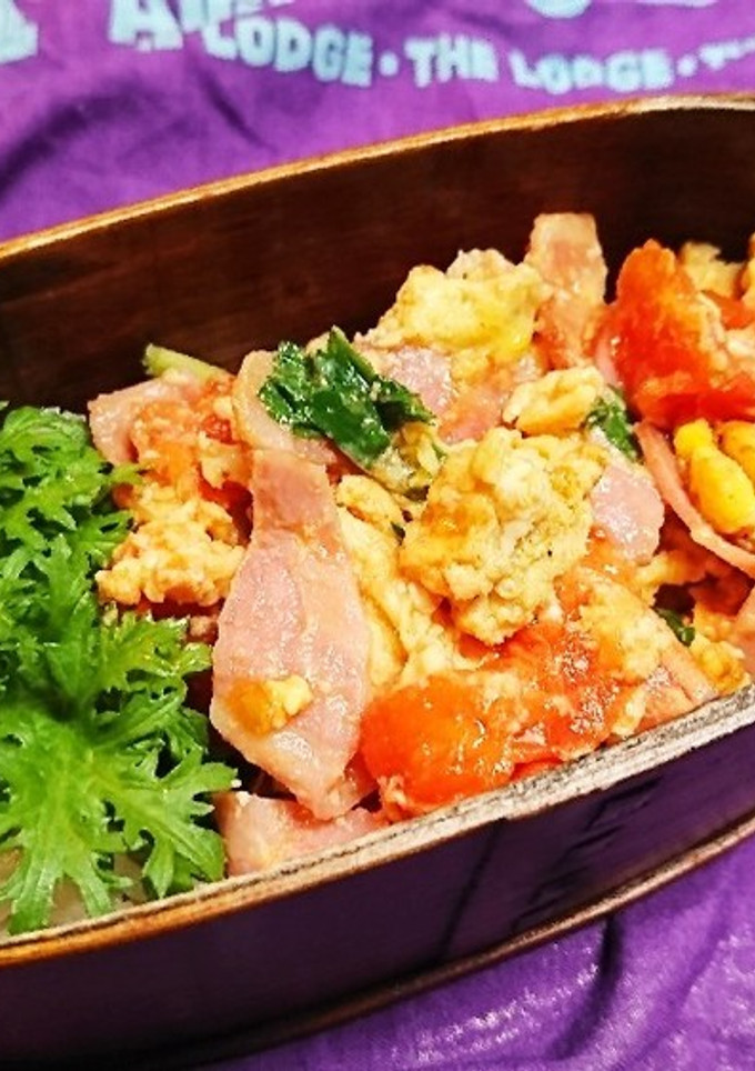 簡単！トマトとウインナーの卵炒め-レシピのメイン写真