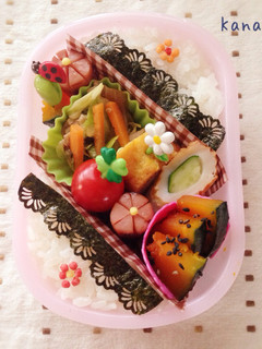 幼稚園年少 お花のお弁当-レシピのメイン写真