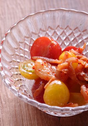 ミニトマトのキムチ和え-レシピのメイン写真