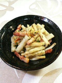 長芋&ベーコンの簡単♡ハーブソルト炒め♪-レシピのメイン写真