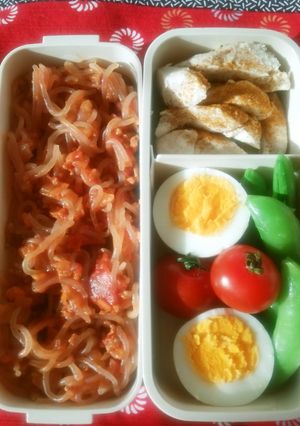 【糖質オフ弁当】白滝のミートソース-レシピのメイン写真