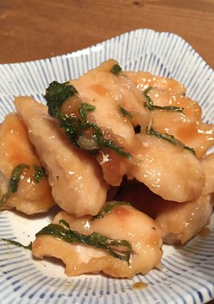 鶏肉の梅肉しそ焼き-レシピのメイン写真