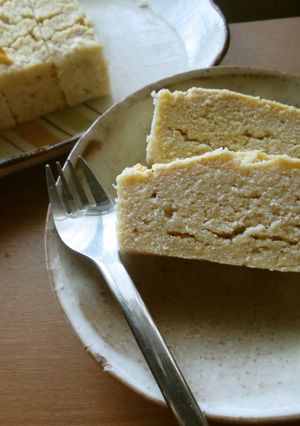ノンオイル＊もっちりおからのきなこケーキ-レシピのメイン写真