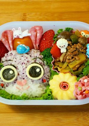 映画ズートピアより☆ジュディ☆キャラ弁♪-レシピのメイン写真