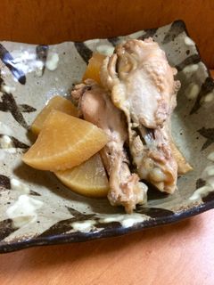 炊飯器で!手羽元と大根の甘辛煮♪-レシピのメイン写真