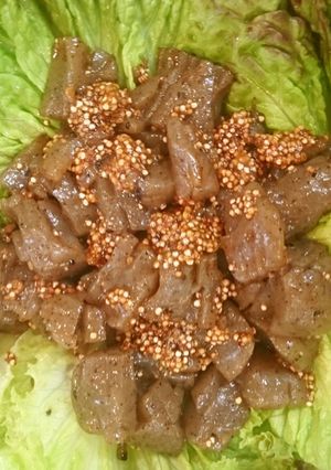 ローストキヌアの簡単こんにゃくステーキ-レシピのメイン写真