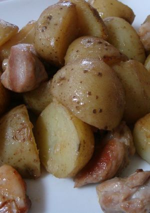 新じゃがと鶏肉の炒め物-レシピのメイン写真