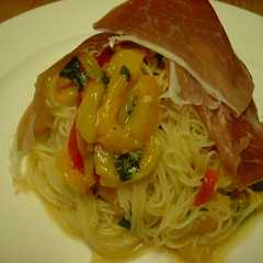 รูปของ ペペロナータ風パスタ