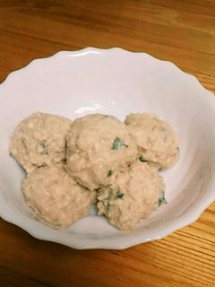 鶏挽き肉の蒸しつくね-レシピのメイン写真