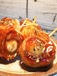 うずらの竹輪巻き照り照り甘辛煮-レシピのメイン写真
