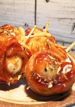 うずらの竹輪巻き照り照り甘辛煮-レシピのメイン写真