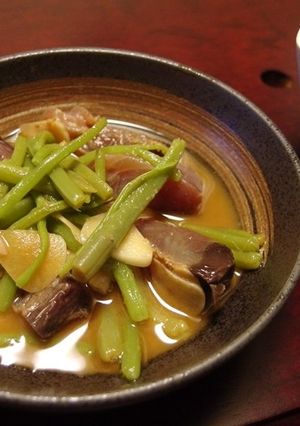ミズと鰹のにんにくレモスコ醤油漬け-レシピのメイン写真