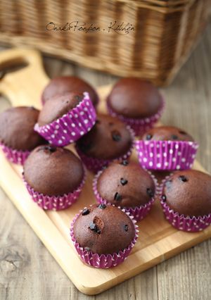 簡単にできちゃう♡チョコ蒸しパン-レシピのメイン写真